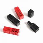 Elegant Square Plastic Chinoiserie Lipstick Cases for Lip Balm Containers for sale