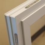 Double Sliding Mesh Flush Sash UPVC Windows Clear Tempered Glass