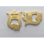 2.0MM Gold Color 2 In 1 Medal Bottle Opener Olympic Sport Plating for sale