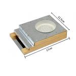 Beekeeping Equipment Apiculture Tool American Style Wooden Bee Feeder for sale