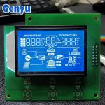 LCD 7 Segment Display HTN White On Blue Chip On Board AIP31621 Driver For Inverter for sale
