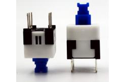 China DC12V 0.2A 6 Pin DIP Self Locking On Off Key Switch 7x7 supplier