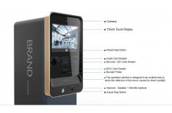 China Cash Acceptor Credit Card Reader Payment Kiosk For Parking supplier
