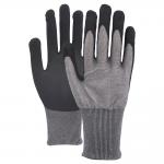18 Gauge A4 Cut Resistant Sandy Nitrile Coated Work Gloves High Performance Cut Protection for sale