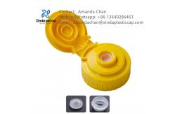 China PP Plastic Flip Top Cap With Silicone Valve For Squeeze Honey Condiment supplier