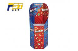 China Easy Assembled Newspaper Dump Bins Moisture Resistant Customized Logo Print supplier