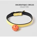 Soft Adjustable Leather Cat Collar With Bell Metal Buckle for sale