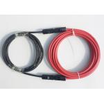 Excellent Flexibility 6mm Solar Panel Cable High Electrical Conductivity With  Connector