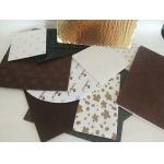Food grade Round 3ply 5ply Paper Cushion Pad Chocolate Cookie for sale