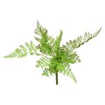 30cm Height 12 Leaves Artificial Fern Bush , Fake Fern Leaves For Wall Decoration for sale
