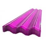 1.2mm Thickness Pink Color Windbreak Panels For Coal Mine Protection for sale