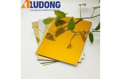 China 1550mm Width Mirror Finished Aluminum Panel With PE Surface Coating supplier