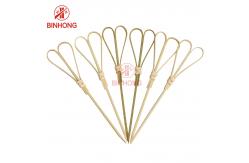 China Sustainable AAA Grade Thickness 3.0mm Knotted Bamboo Picks supplier