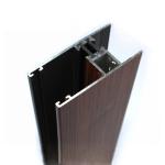 Wood Grain Imitating Finish Aluminium Industrial Profile Alkali And Fire Resisitant