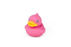 China B Duck Pink Plastic Ducks For Bath Non Phthalate Pvc Material supplier