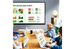China Qtenboard 75 Inch Touch Screen 4K LCD Writing Smart Board Whiteboard Learning Board supplier
