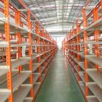Customized Bolt Warehouse Racking Systems Stackable Metal Pallet Storage Shelf