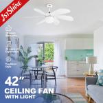42 LED Ceiling Fan with Remote Control State-of-the-Art Lighting and Circuitry Design for sale