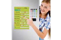 China Customizable Erasable Daily Weekly Monthly Chore Chart Preschool Reward Chart 60x40cm supplier