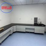Fire Resistant Chemistry Lab Workbench Laboratory Casework High durability for sale