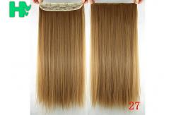 China Long Silky straight Synthetic Hair Extensions Double Drawn Strong Hair Weaving supplier
