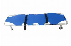 China Hot sells Two Wheels 60 Degree Emergency Folding Foldable Ambulance Stretcher 55cm supplier