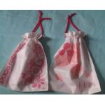 Promotional Swimwear Drawstring Plastic Bags With Double Ropes for sale