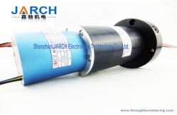 China Electrical Ethernet Hybrid Slip Rings Four Passage With 78mm Overall Diameter , 30RPM Speed supplier