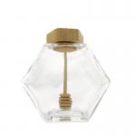 100ML Transparent Hexagon Honey Jars Jam Sauce Hex Honey Jars for sale