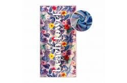 China Portable Large Soft Non slip Fast Drying Absorbent Microfiber Beach Towel supplier