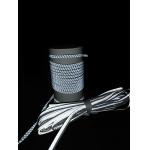 20mm 10mm Grey Polyester Reflective Bias Binding Tape High Light Reflex Silver