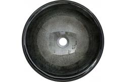 China Round Single Bowl Bathroom Sink With Foil Classic Countertop Vanity Basin supplier