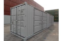 China 40 High Cube Open Side Container , Insulated Shipping Container Double Swing Door supplier