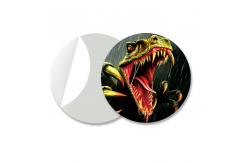 China PET / PP Lovely Animal Image Sticker 3d Lenticular Printing Adhesive For Kids supplier