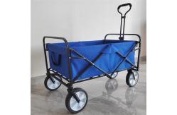 China Four 8 Inch Wheels Folding Collapsible Camping Wagon Trolley Cart supplier