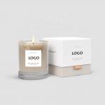 Custom Print Logo Candle Jar With Box Cardboard Rigid Packaging Box
