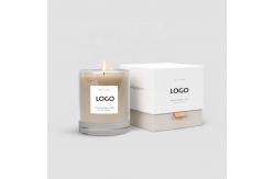 China Custom Print Logo Candle Jar With Box Cardboard Rigid Packaging Box supplier