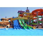 18.5Kw 3m Width Water Park Slide Amusement Theme Park Facilities Games for sale