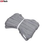 High Visibility Sew On Reflective Piping Hi Vis Polyester Silver Reflective Piping Trim for sale