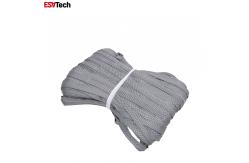 China High Visibility Sew On Reflective Piping Hi Vis Polyester Silver Reflective Piping Trim supplier
