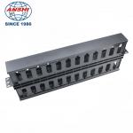 1U 19 Inch Plastic Double Sided Cable Manager ABS Material