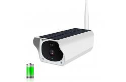 China 1080P HD Solar Panel Security Camera Horizontal 92 Degree Waterproof supplier