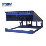 Hydraulic 10t 12t Loading Dock Leveler Hinged Plate 400mm Lip For Logistic Park for sale