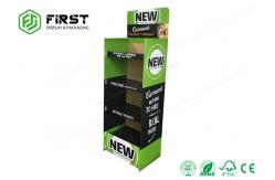 China POS Promotion Retail Folding Cardboard Shelf Paper Floor Display Stand Custom Made supplier