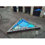 Indoor AC265V Ip43 Transparent Film Led Screen 4000CD/Sqm P10 for sale