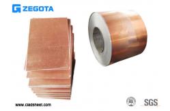 China Hot Rolled 3 Layer 0.01mm Copper Clad Steel Sheet supplier