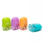 Manual Dome Cute Handheld Pencil Sharpener Pencil Barrel Double Hole for sale