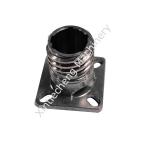 Anodizing CNC Machining Aerospace Parts Aircraft Connector Custom Grey for sale