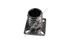 China Anodizing CNC Machining Aerospace Parts Aircraft Connector Custom Grey supplier