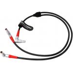 Dual-Motor-Cable For MDR Rotatable 4-Pin-Male To Dual 4pin Male Right-Angle Cable For Arri LBUS FIZ MDR Wireless Focus for sale
